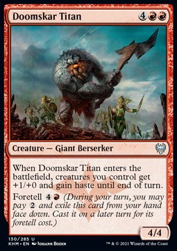 Doomskar-Titan KHM-130 Uncommon Good Englisch Foil
