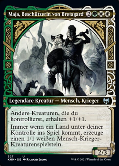 Maja, Beschützerin von Bretagard XKHM-327 Uncommon Excellent Deutsch