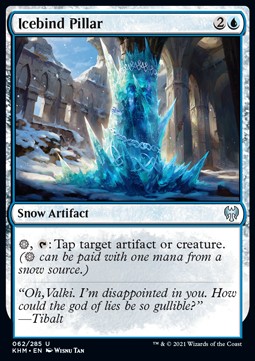 Eisfessel-Pfeiler KHM-62 Uncommon Near Mint Englisch Foil