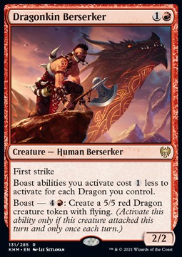 Drachenhaut-Berserker KHM-131 Rare Near Mint Englisch Foil
