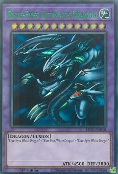 Blauäugiger ultimativer Drache (V.3) LDS2-018 Ultra Rare Excellent Deutsch 1. Auflage