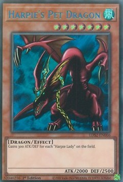 Spieldrache der Harpyien (V.2) LDS2-066 Ultra Rare Near Mint Deutsch 1. Auflage