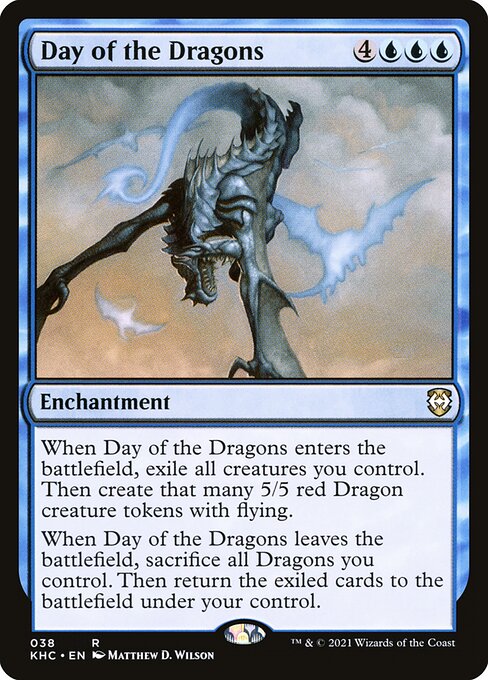 Day of the Dragons KHC-38 Rare Near Mint Englisch