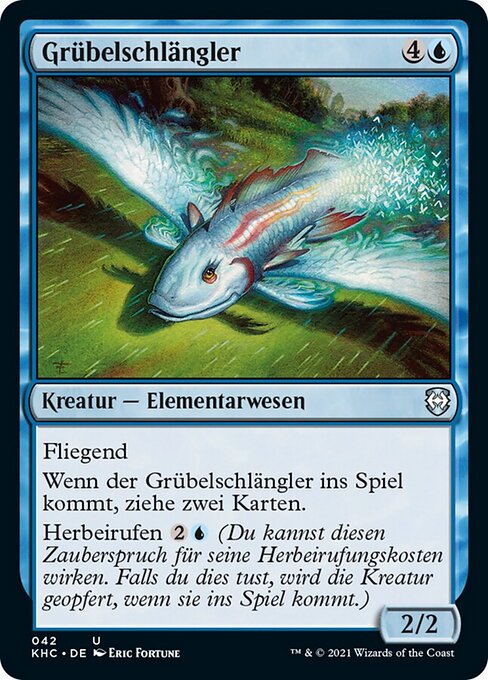 Grübelschlängler KHC-42 Uncommon Near Mint Deutsch