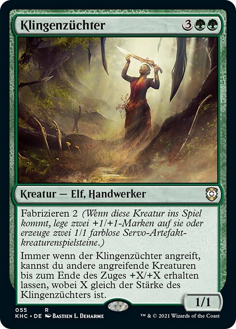 Klingenzüchter KHC-55 Rare Near Mint Deutsch