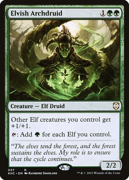 Elvish Archdruid KHC-57 Rare Near Mint Englisch