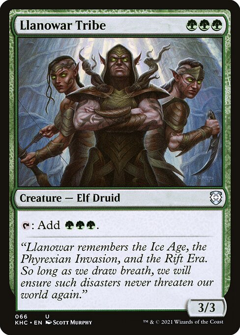 Llanowar-Stamm KHC-66 Uncommon Near Mint Englisch