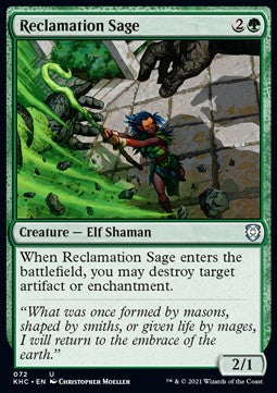 Reclamation Sage KHC-72 Uncommon Excellent Englisch