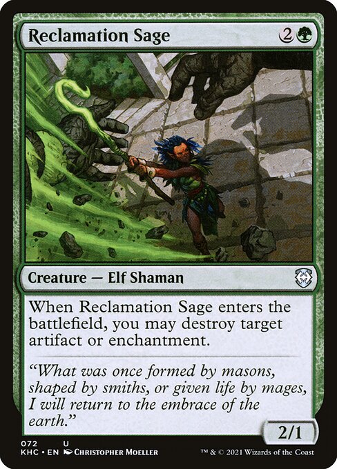 Reclamation Sage KHC-72 Uncommon Excellent Englisch