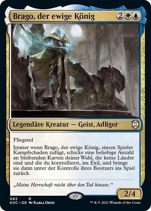 Brago, der ewige König KHC-82 Rare Near Mint Deutsch