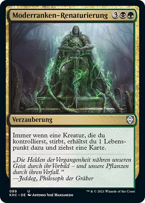 Moderranken-Renaturierung KHC-89 Uncommon Excellent Deutsch