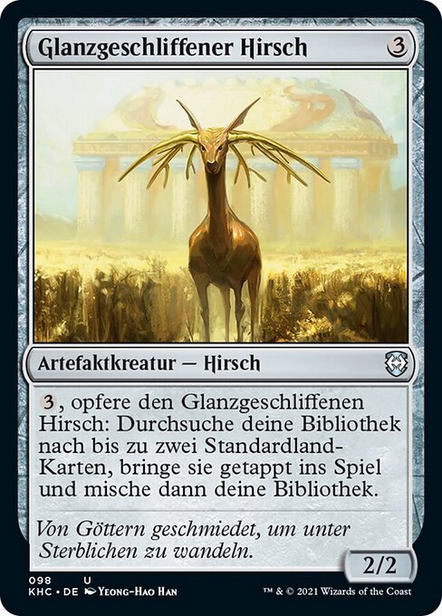 Glanzgeschliffener Hirsch KHC-98 Uncommon Near Mint Deutsch
