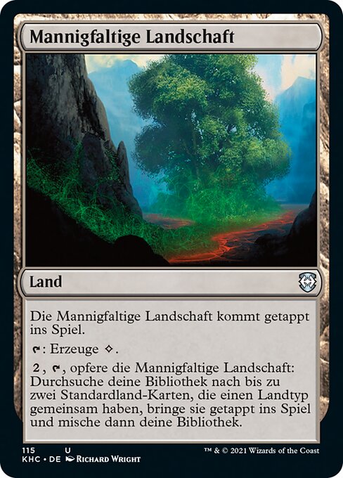 Mannigfaltige Landschaft KHC-115 Uncommon Near Mint Deutsch