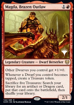Magda, tollkühne Banditin (V.2) PKHM-142 Rare Near Mint Deutsch Foil