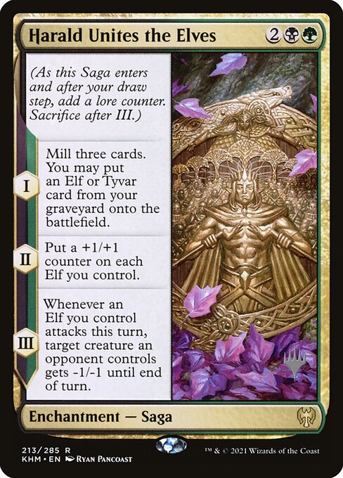 Harald Unites the Elves PKHM-213 Rare Excellent Englisch Foil