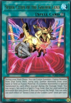 Sieben Städte des goldenen Landes BLVO-062 Ultra Rare Near Mint Deutsch 1. Auflage