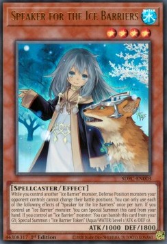Sprecherin für die Eisbarrieren SDFC-003 Ultra Rare Near Mint Deutsch 1. Auflage