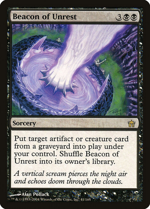 Beacon of Unrest 5DN-41 Rare Played Englisch