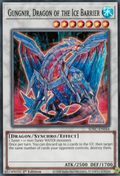 Gungnir, Drache der Eisbarriere SDFC-044 Super Rare Near Mint Deutsch 1. Auflage