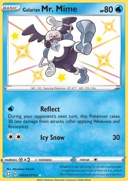 Galarian Mr. Mime SHF-SV20 Secret Rare Near Mint Deutsch