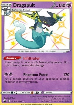 Dragapult SHF-SV62 Secret Rare Excellent Englisch