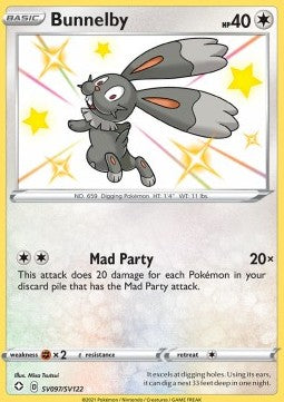 Bunnelby SHF-SV97 Secret Rare Near Mint Englisch