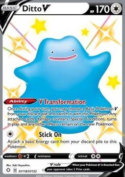 Ditto V SHF-SV118 Secret Rare Near Mint Deutsch