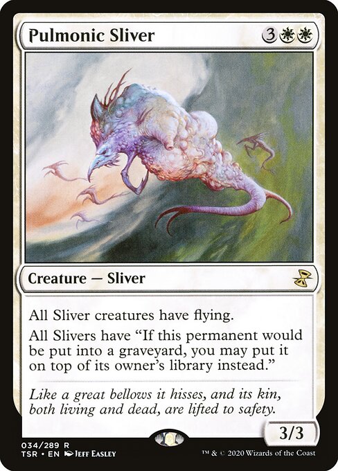 Pulmonic Sliver TSR-34 Rare Excellent Englisch Foil