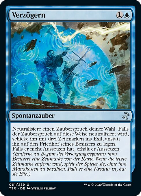 Verzögern TSR-61 Uncommon Near Mint Deutsch Foil