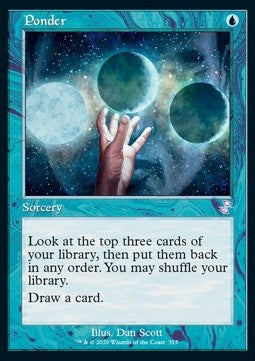 Ponder XTSR-315 Time Shifted Near Mint Englisch