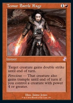 Temur-Kampfwut XTSR-351 Time Shifted Excellent Englisch Foil