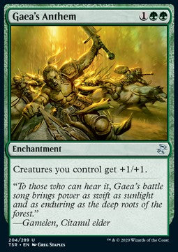 Gaea's Anthem TSR-204 Uncommon Near Mint Englisch