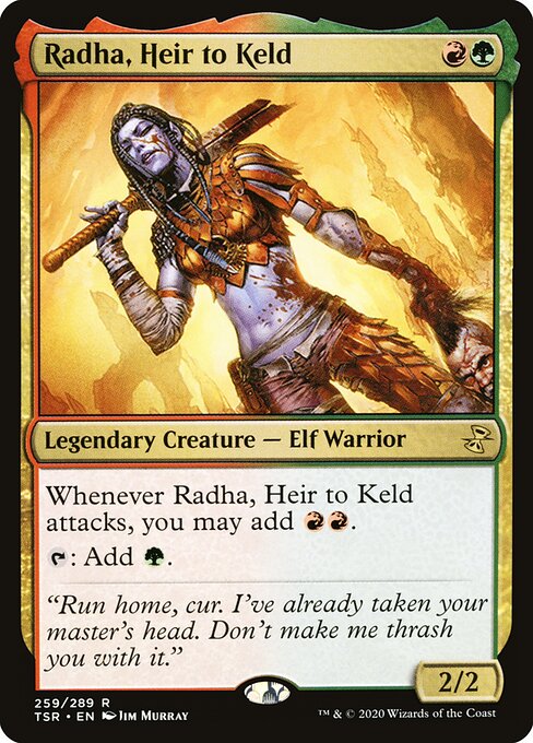 Radha, Heir to Keld TSR-259 Rare Near Mint Englisch