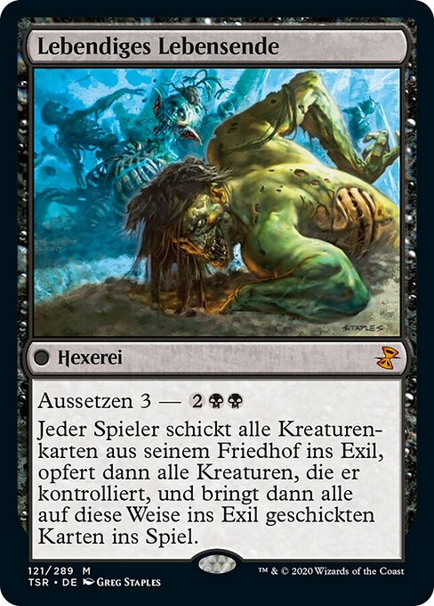 Lebendiges Lebensende TSR-121 Mythic Near Mint Deutsch