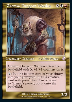Grenzo, Dungeon Warden XTSR-378 Time Shifted Near Mint Englisch Foil