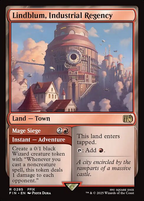 Lindblum, Industrial Regency // Mage Siege - Back Face