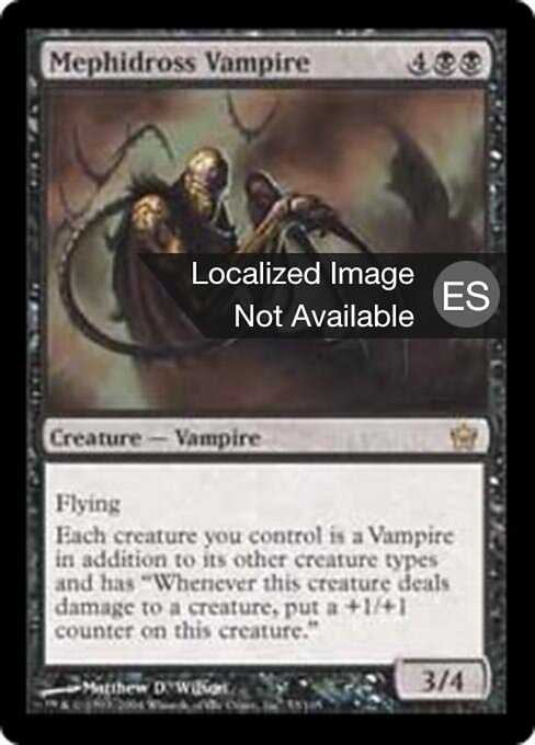 Mephidross Vampire 5DN-53 Rare Played Spanisch
