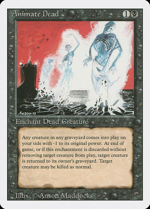 Animate Dead 3ED- Uncommon Poor Englisch