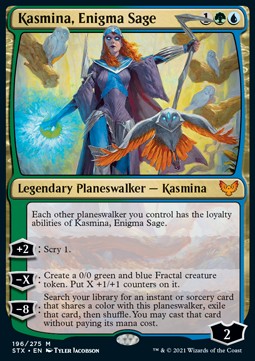Kasmina, Weise des Enigmas STX-196 Mythic Excellent Englisch Foil
