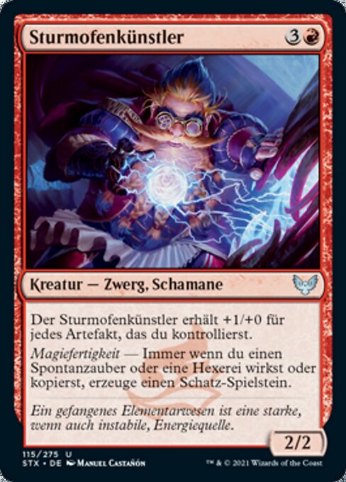 Sturmofenkünstler STX-115 Uncommon Near Mint Deutsch Foil