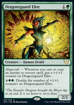 Drachengarde-Elite STX-127 Rare Excellent Englisch Foil