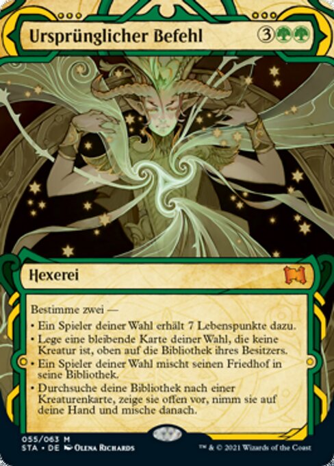 Ursprünglicher Befehl (V.1) STA-55 Mythic Near Mint Deutsch Foil