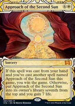 Herannahen der zweiten Sonne (V.1) STA-1 Mythic Near Mint Deutsch Foil