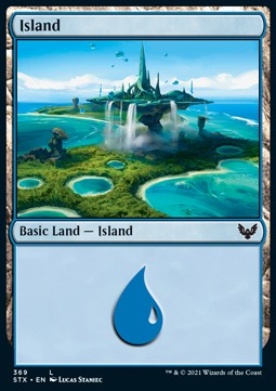 Insel (V.2) XSTX-369 Land Near Mint Englisch Foil