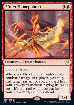 Efreet Flamepainter STX-98 Rare Near Mint Englisch