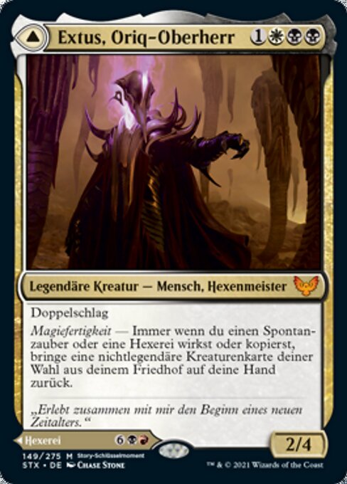 Extus, Oriq-Oberherr // Erweckung des Blut-Avatars STX-149 Mythic Excellent Deutsch
