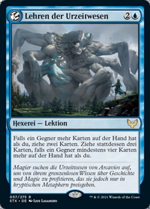 Lehren der Urzeitwesen STX-57 Rare Excellent Deutsch Foil