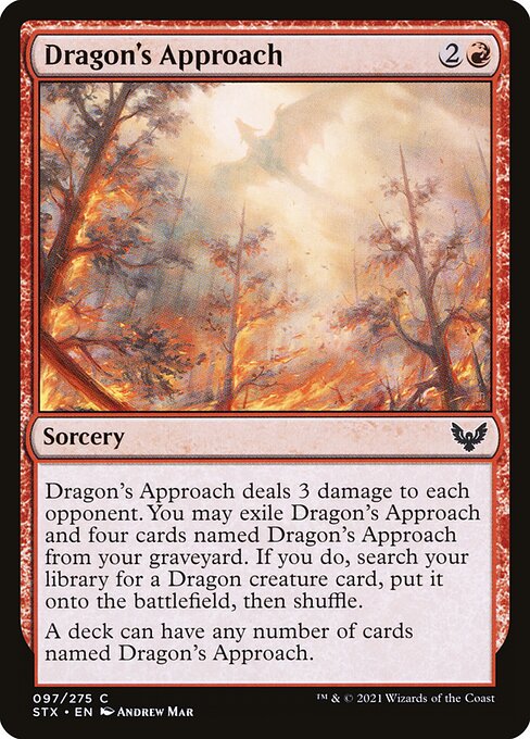 Dragon's Approach STX-97 Common Excellent Englisch