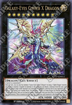 Galaxieaugen-Cipher-X-Drache GFTP-011 Ultra Rare Near Mint Deutsch 1. Auflage