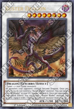 Buster-Drache GFTP-DE097 Ultra Rare Good Deutsch 1. Auflage